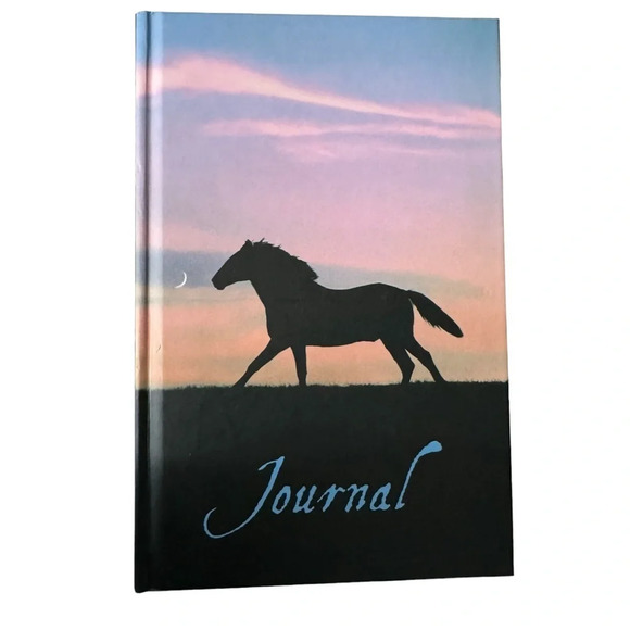 🔹5/$25🔹 Journal Hard Cover Horses‎ by Barnes and Noble. 6x9 - Picture 1 of 6